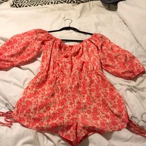 Audrey 3+1 Other - Floral off the shoulder romper Audrey 3+1 Other - Floral off the shoulder romper